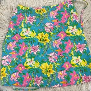 VTG Lilly Pulitzer The Minnie Skirt 1970s Rare Print Size 14